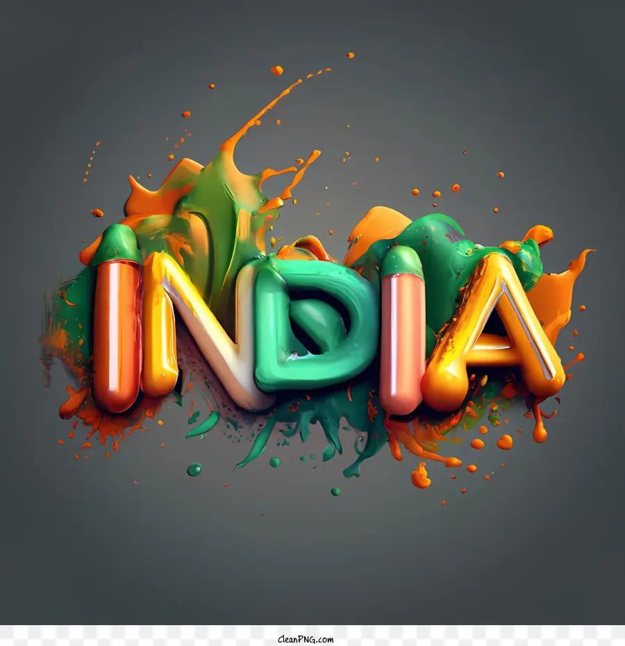 Hindistan，Renkli PNG