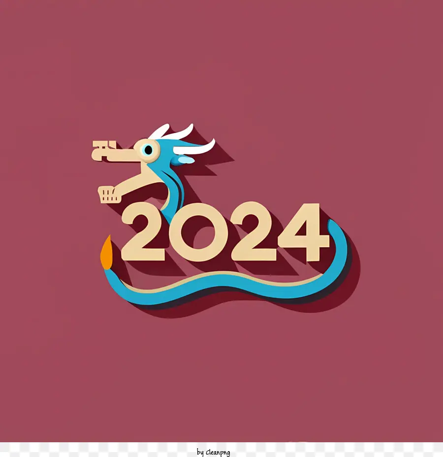 2024 Mutlu Yıllar，Ejderha PNG