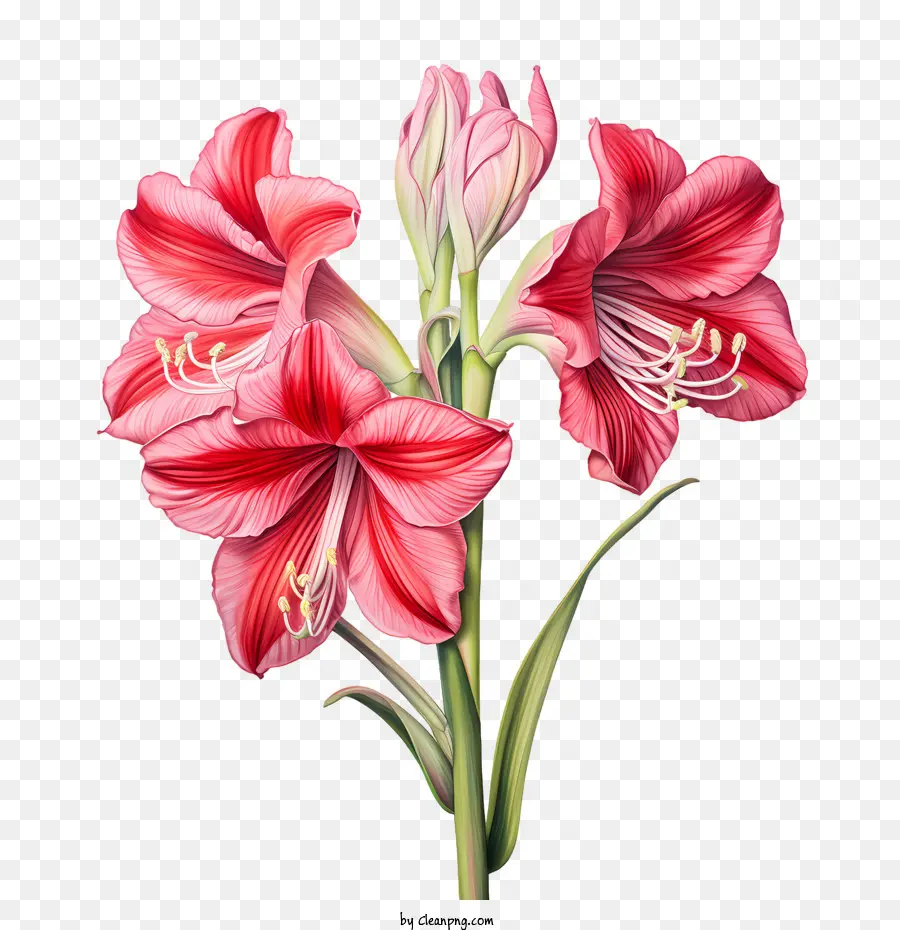 Amaryllis Çiçeği，Alstromerya PNG