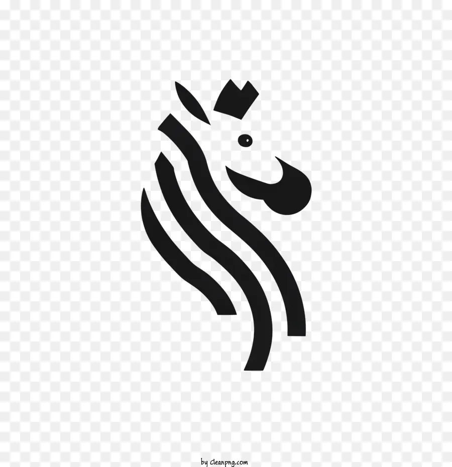 Zebra Logosu，Zebra Kafası PNG