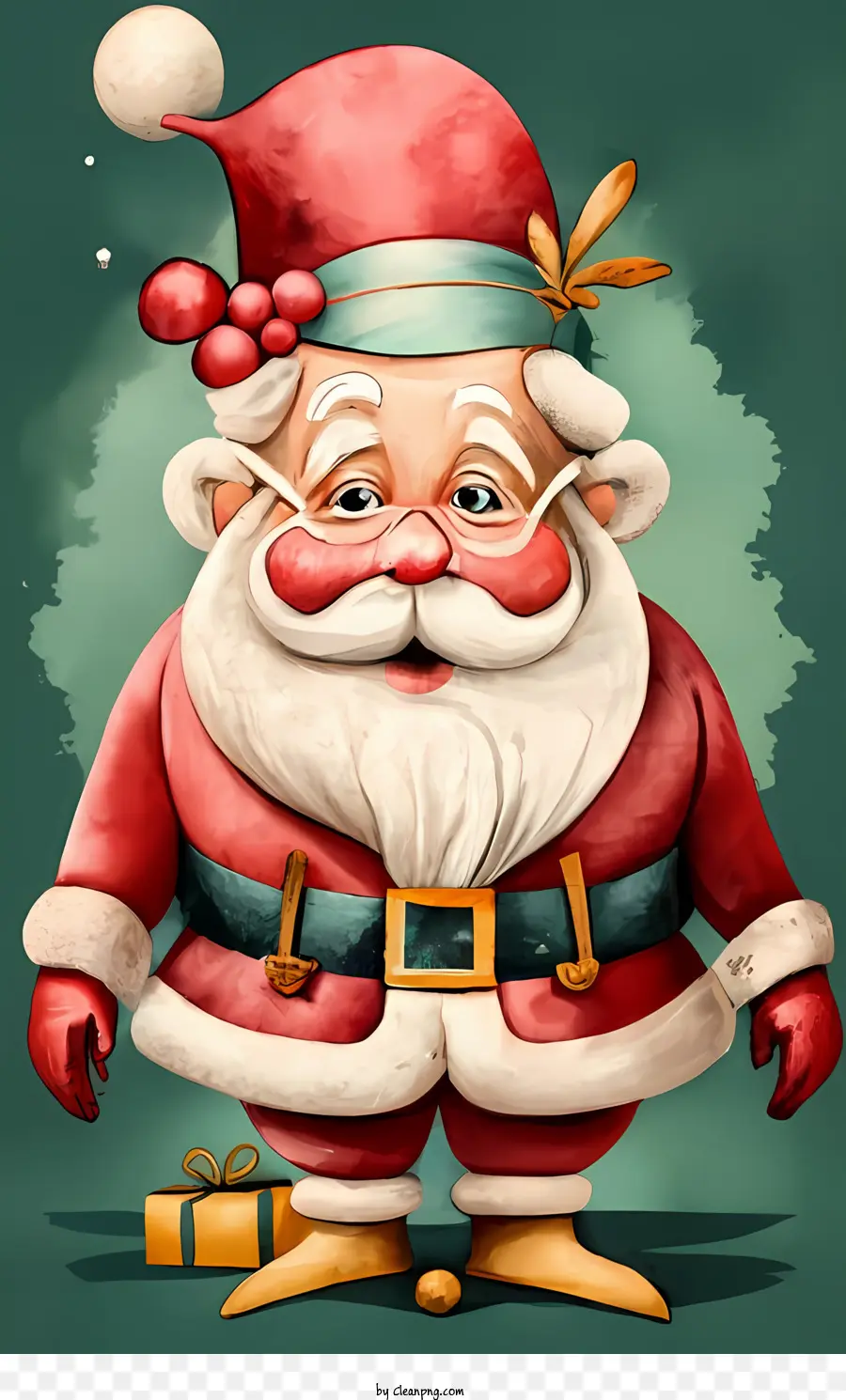 Karikatür Noel Baba，Noel Baba PNG