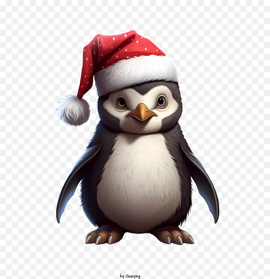 Noel Pengueni，Noel Baba şapkalı Penguen PNG