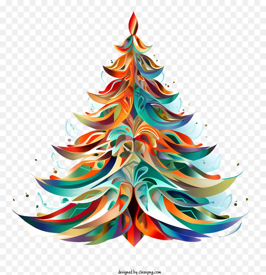 Noel Ağacı，Renkli PNG