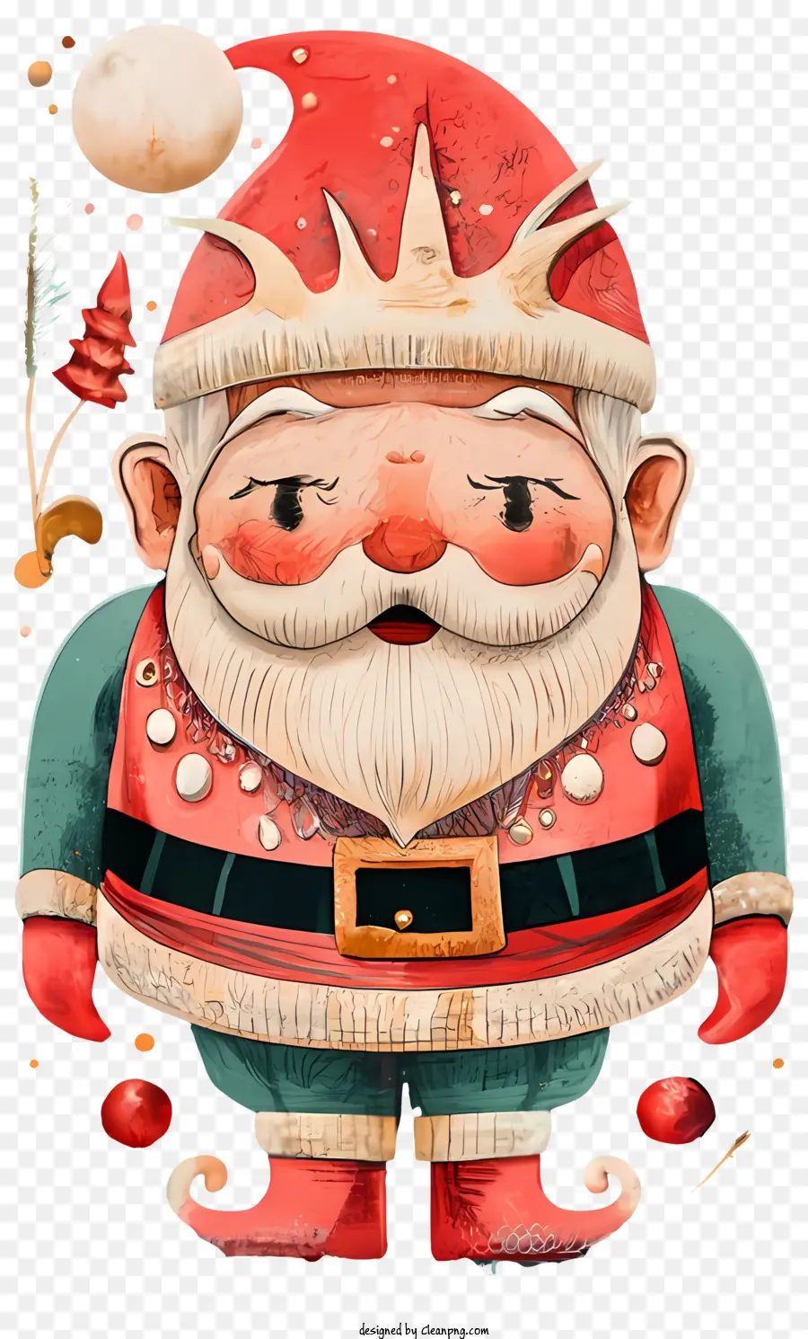 Karikatür Noel Baba，Noel Baba PNG