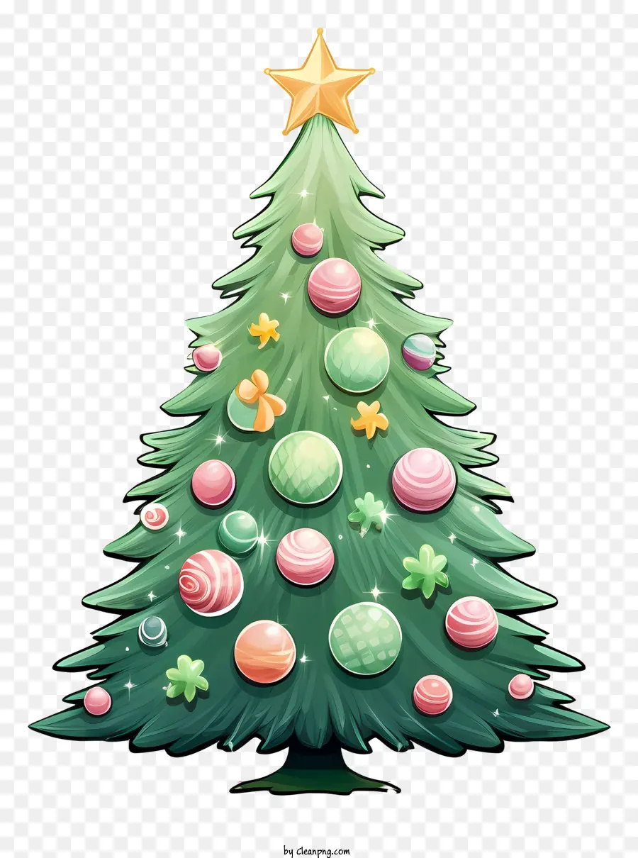 Noel Ağacı，Dekorasyon PNG