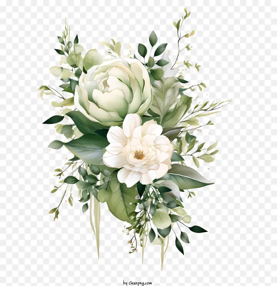 Düğün Çiçeği Davet Tasarımı，çiçek PNG