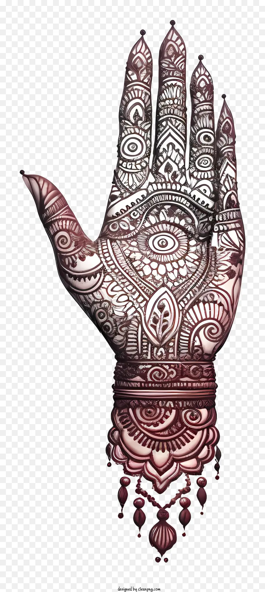 Mehndi，Kına Eli PNG