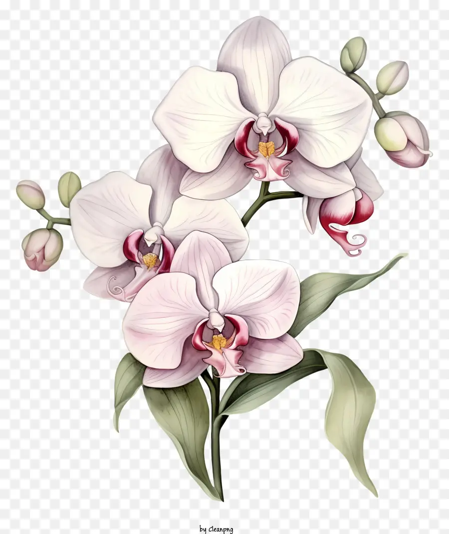 Orkide，Beyaz Orkide PNG
