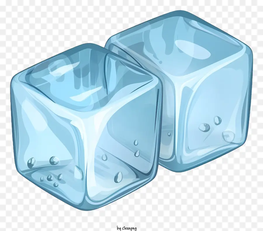 Buz Küpleri，Kristal Berraklığında PNG
