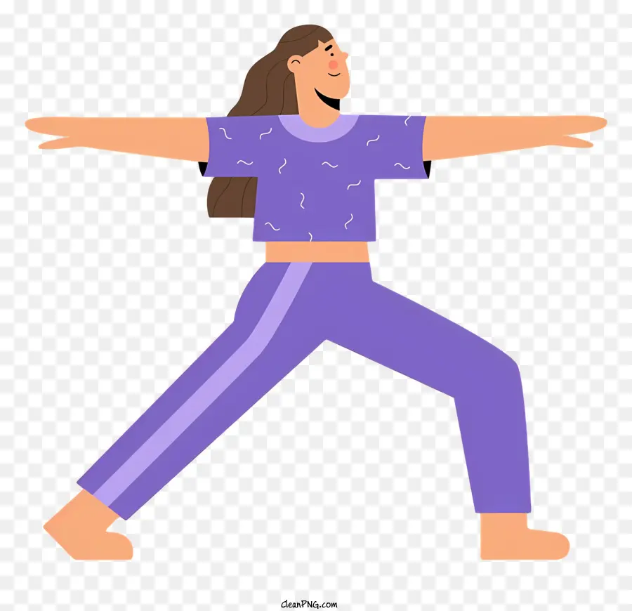 Yoga Poz，Kadın PNG