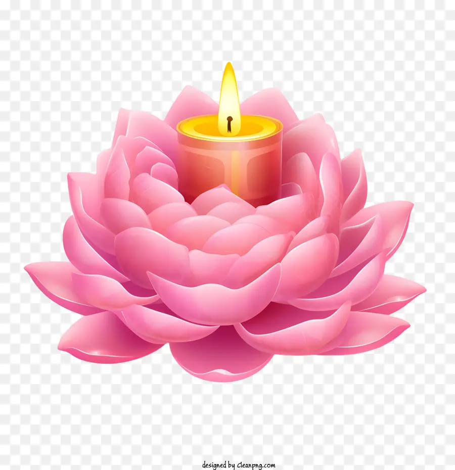 Mum Lotus çiçeği，Gül PNG