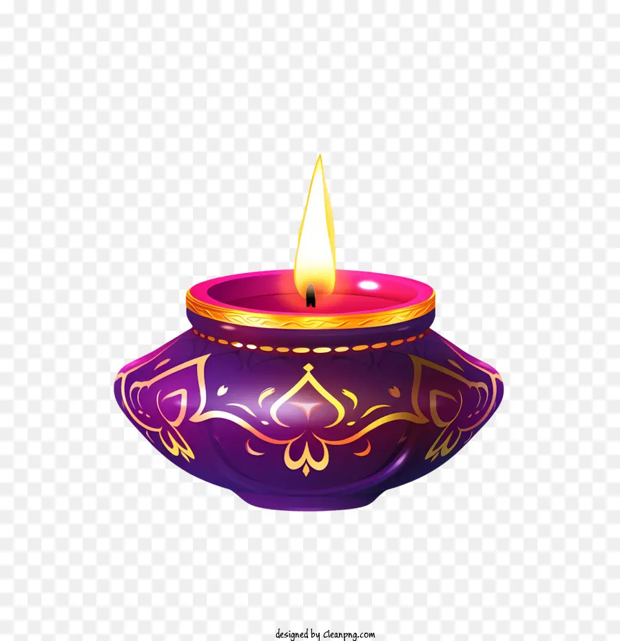 Diwali Lambası，Dekoratif Lamba PNG