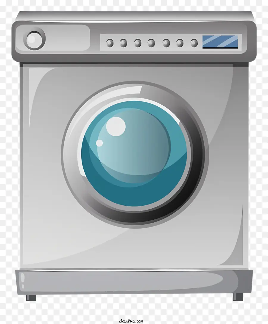 Ön Yükleme Çamaşır Makinesi，Gümüş çamaşır Makinesi PNG