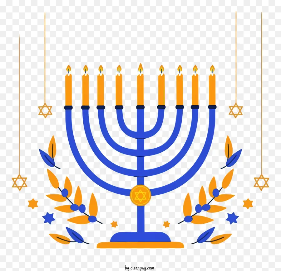 Hannukah Menorası，Menora PNG