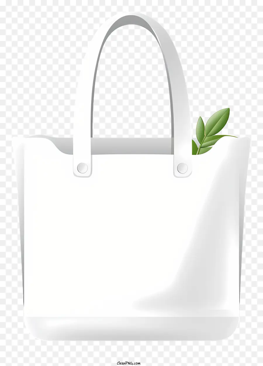 Alışveriş çantası，Yeşil Yaprak PNG