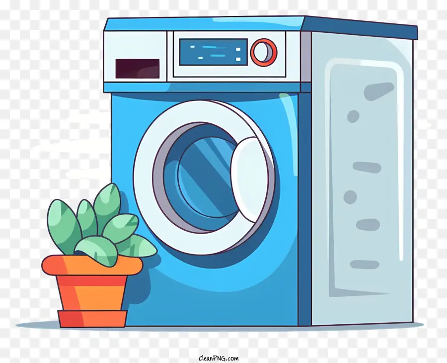 çamaşır Makinesi，Saksı Bitkisi PNG