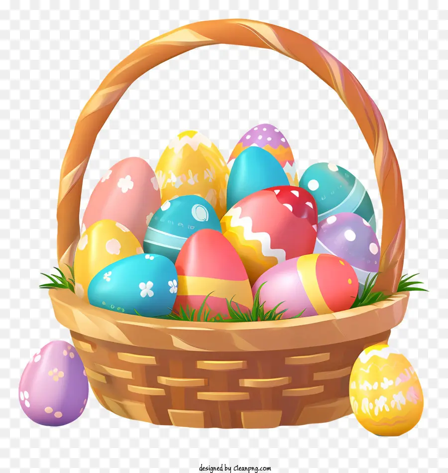 1 Paskalya Yumurtası，2 Renkli Yumurta PNG