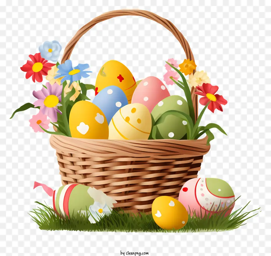 Paskalya Yumurtaları，Sepet PNG