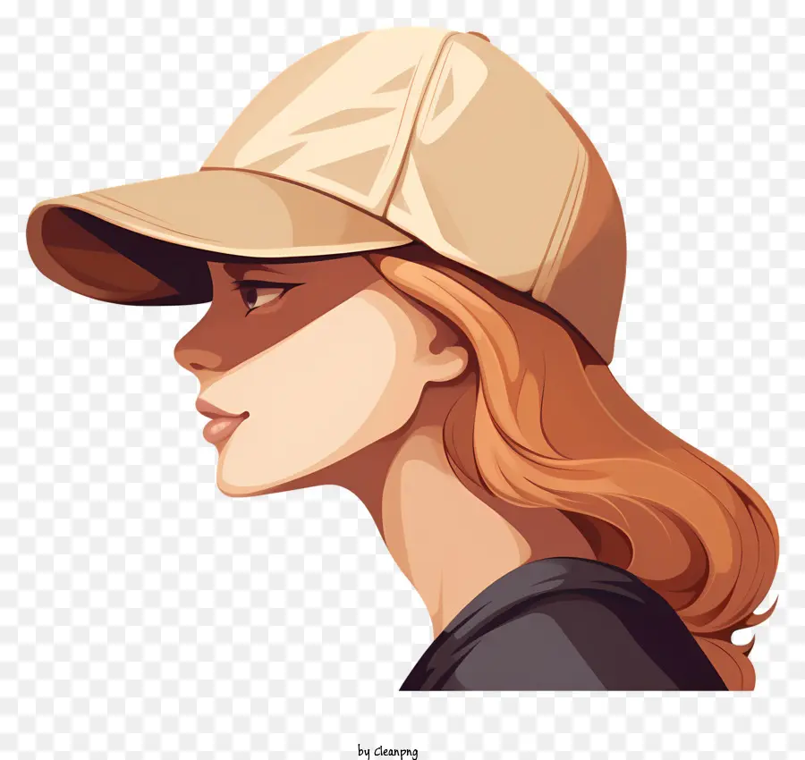 Kadın，Beyzbol şapkası PNG