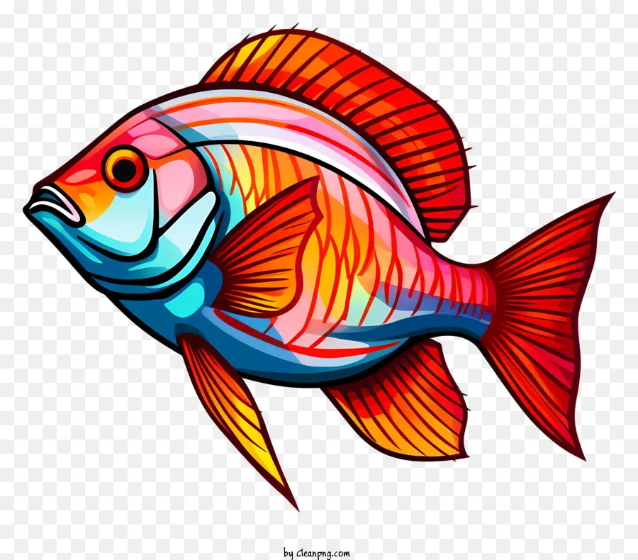 Renkli Balık，Dinamik Balık PNG
