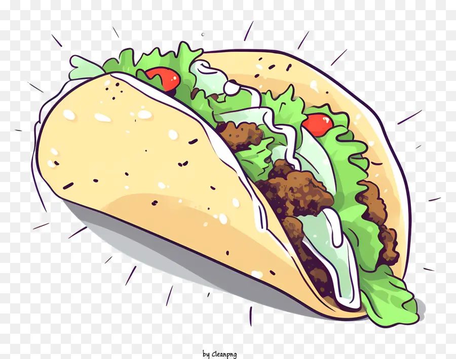 Hamburger Tako，Taco PNG