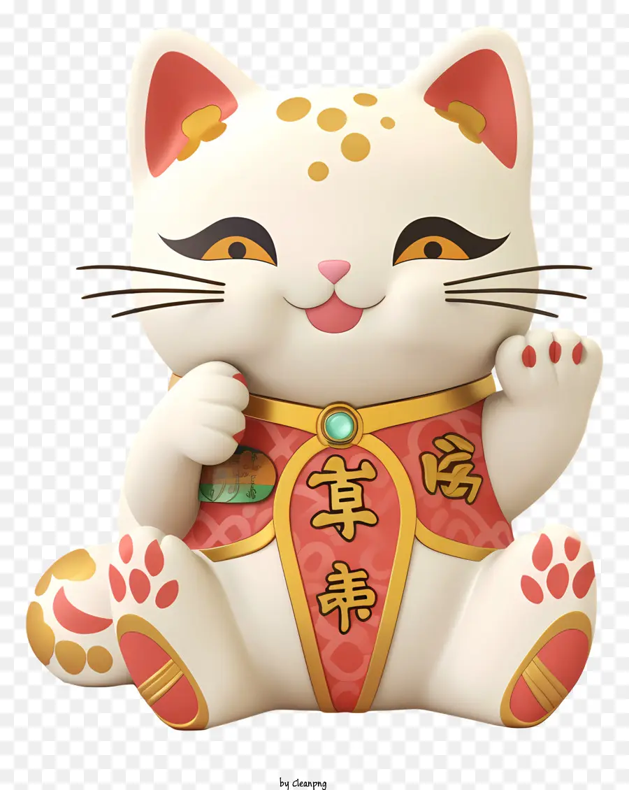 Beyaz Kedi，Maneki Neko PNG