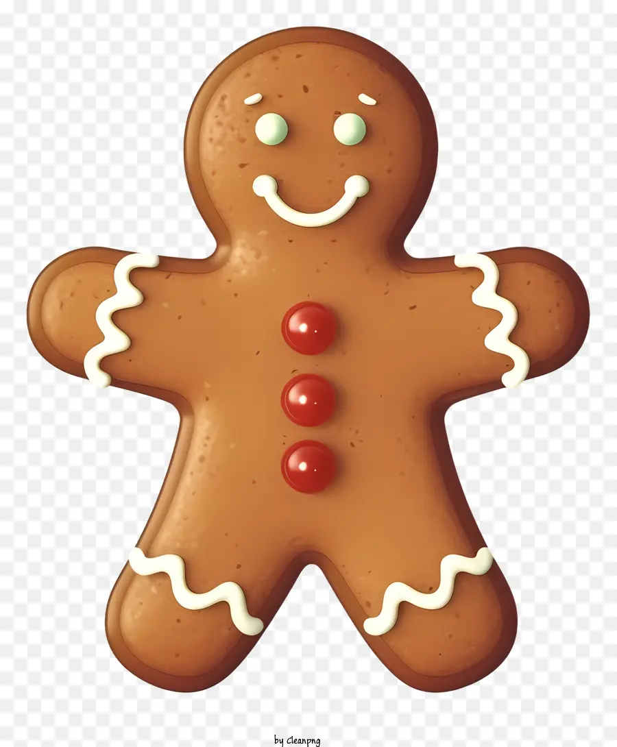 Gingerbread Adam，Kurabiye PNG