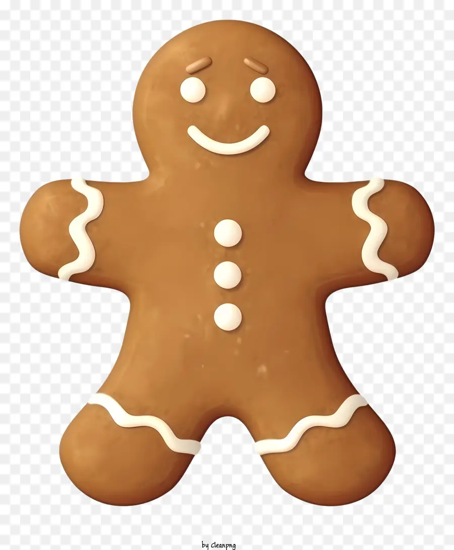 Gingerbread Adam，Sırıtış PNG