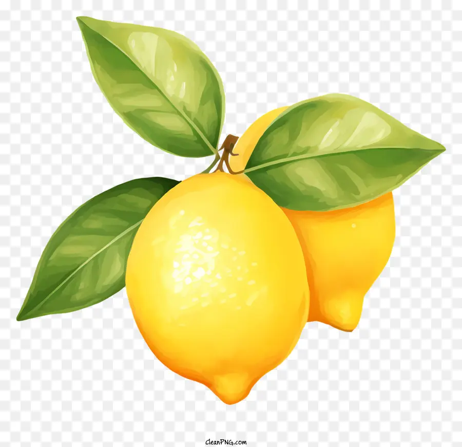 Siyah Ve Beyaz Limon，Limon PNG