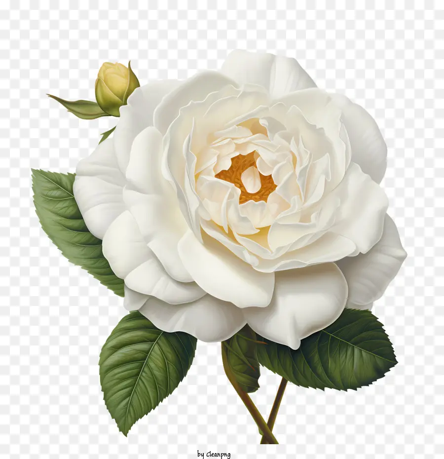 Beyaz Gül çiçek，çiçek PNG
