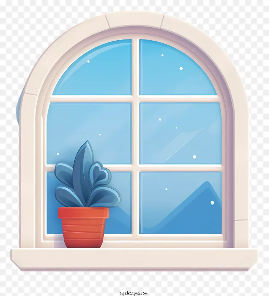 Pencere，Saksı Bitkisi PNG