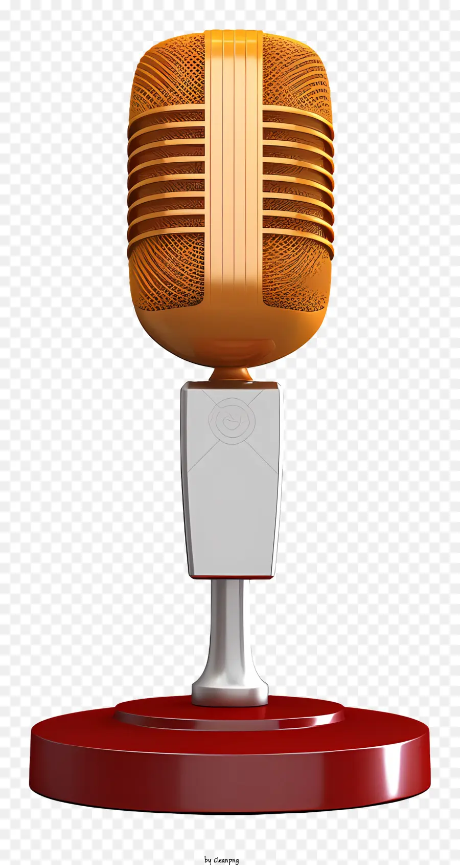 Kırmızı Mikrofon，Eski Tarzı Mikrofon PNG
