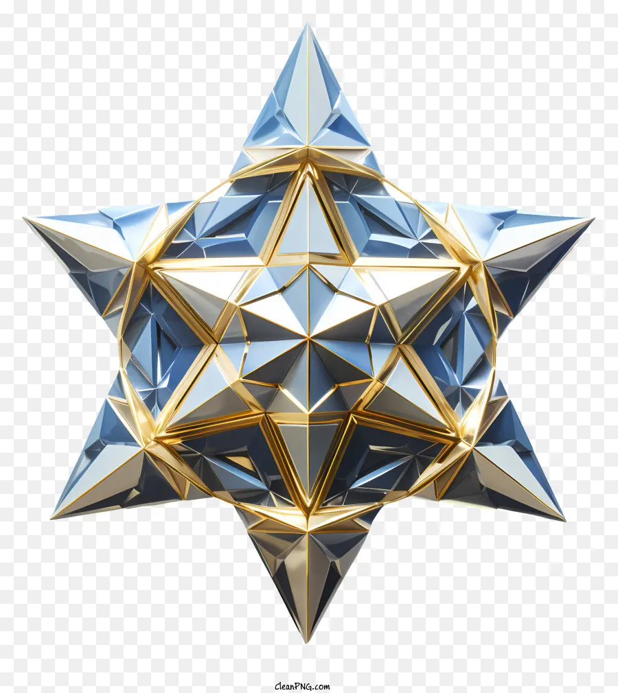 Altın Yıldız，üçgen şekiller PNG