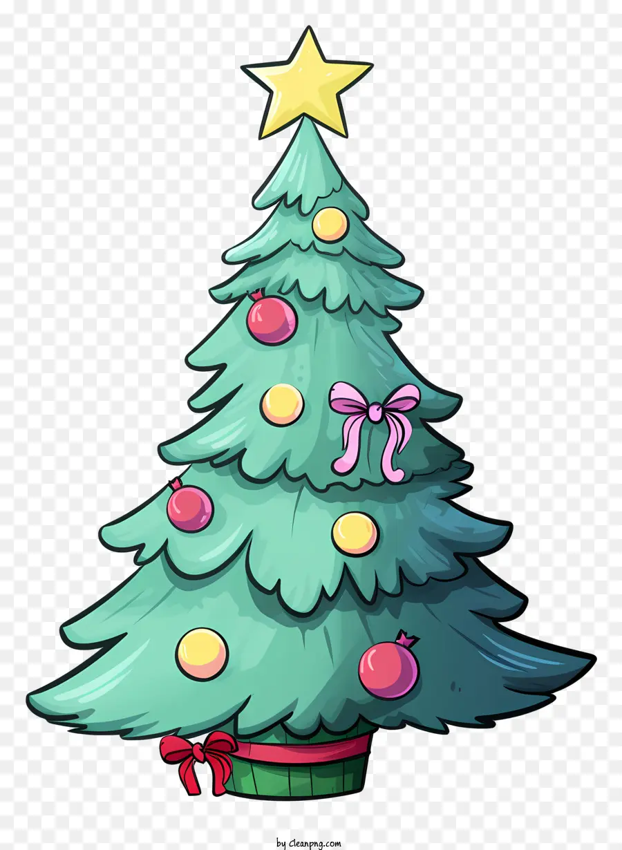 Noel Ağacı，Yeşil Silindirik şekil PNG