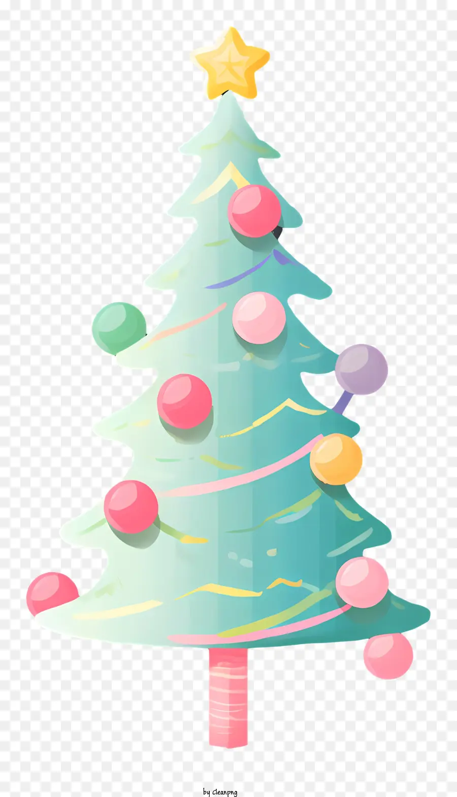 Noel Ağacı Süsleri，Renkli Süslemeler PNG
