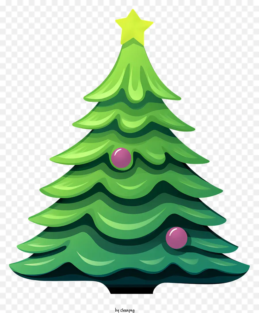 Noel Ağacı，Yıldız Dekorasyon PNG