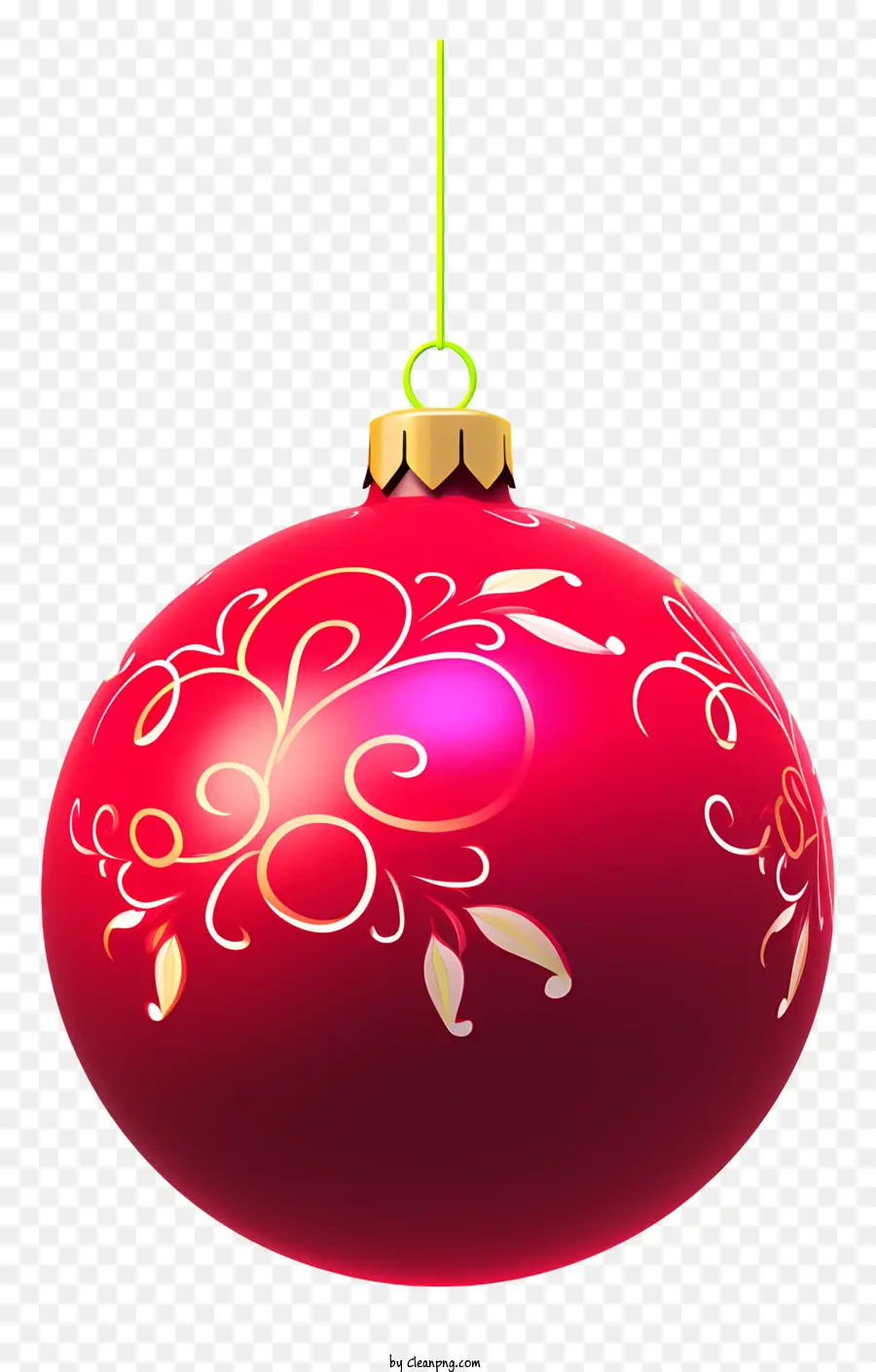 Kırmızı Süs，Noel PNG