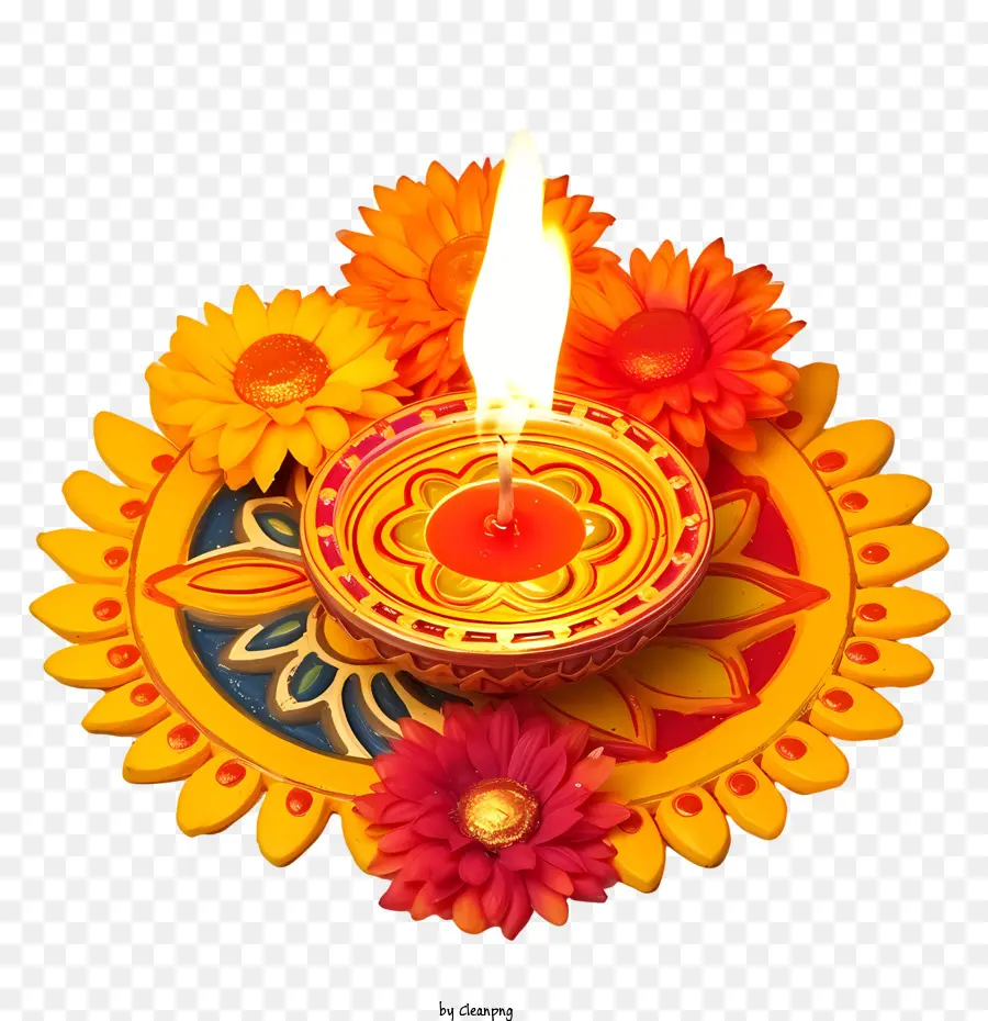 Diwali Diya，Dia Lambası PNG