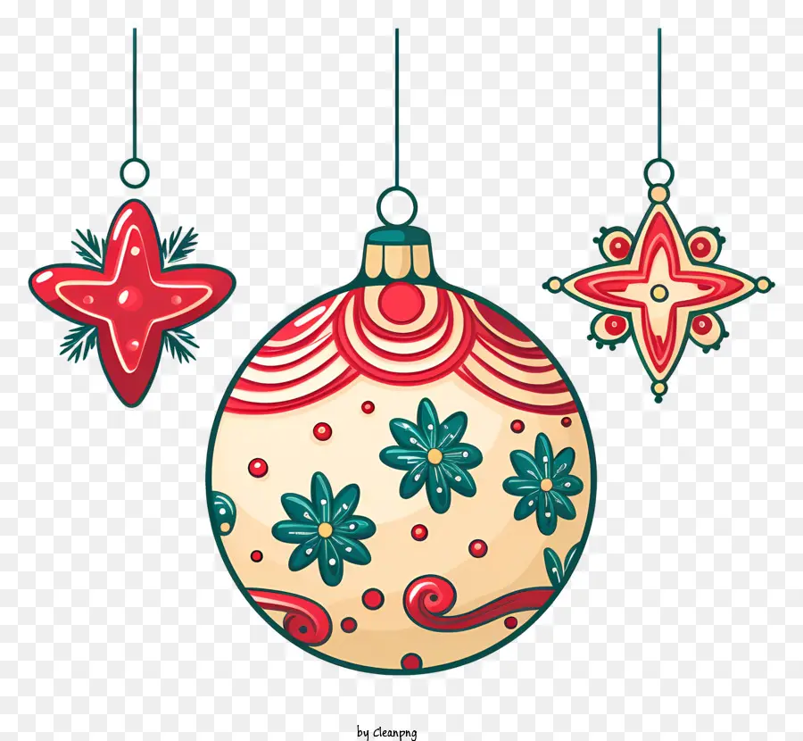 Noel Süsleri，Asma Dekorasyonlar PNG
