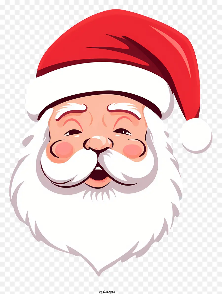 Noel Baba，Gülümseyen Noel Baba Yüzü PNG