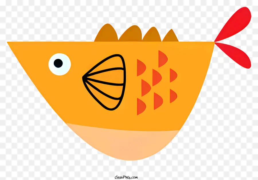 Sarı Balık，Kırmızıya PNG
