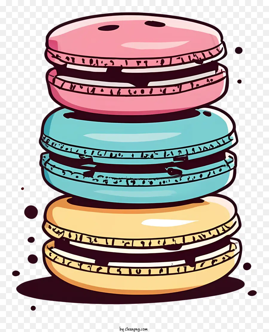 Macarons，çikolata Macarons PNG