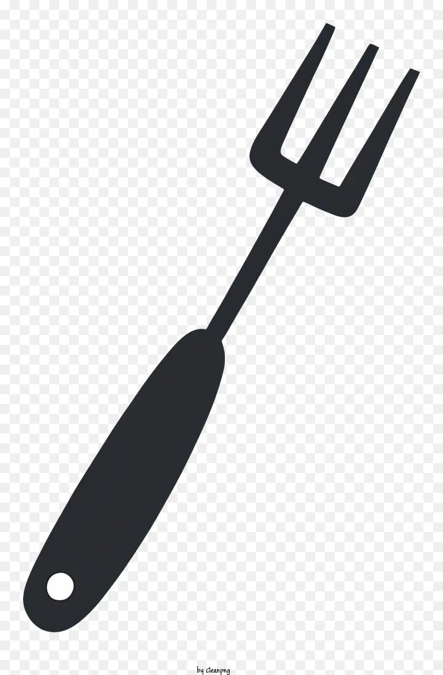 Siyah çatal，Spatula PNG