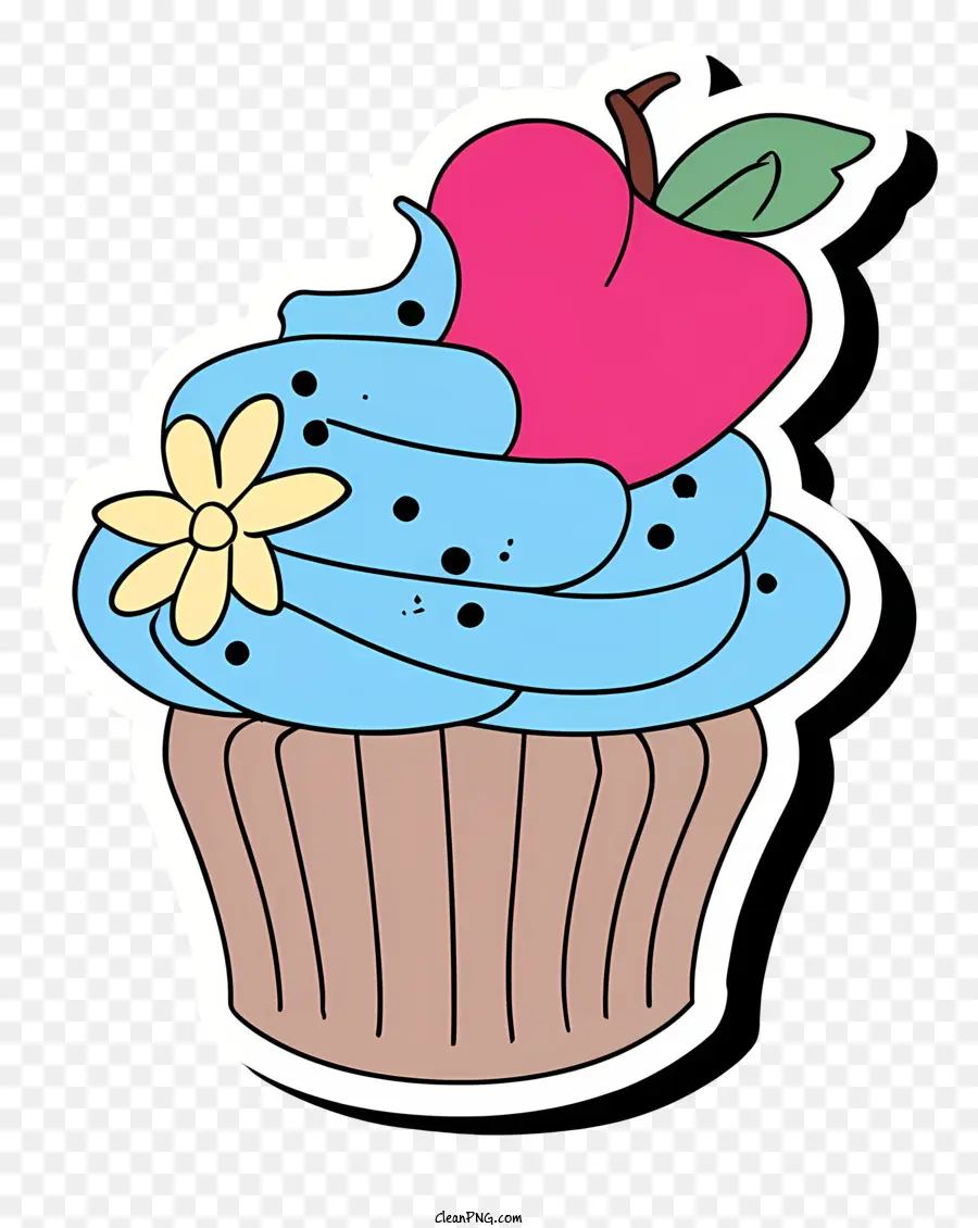 Kek，Mavi Cupcake PNG