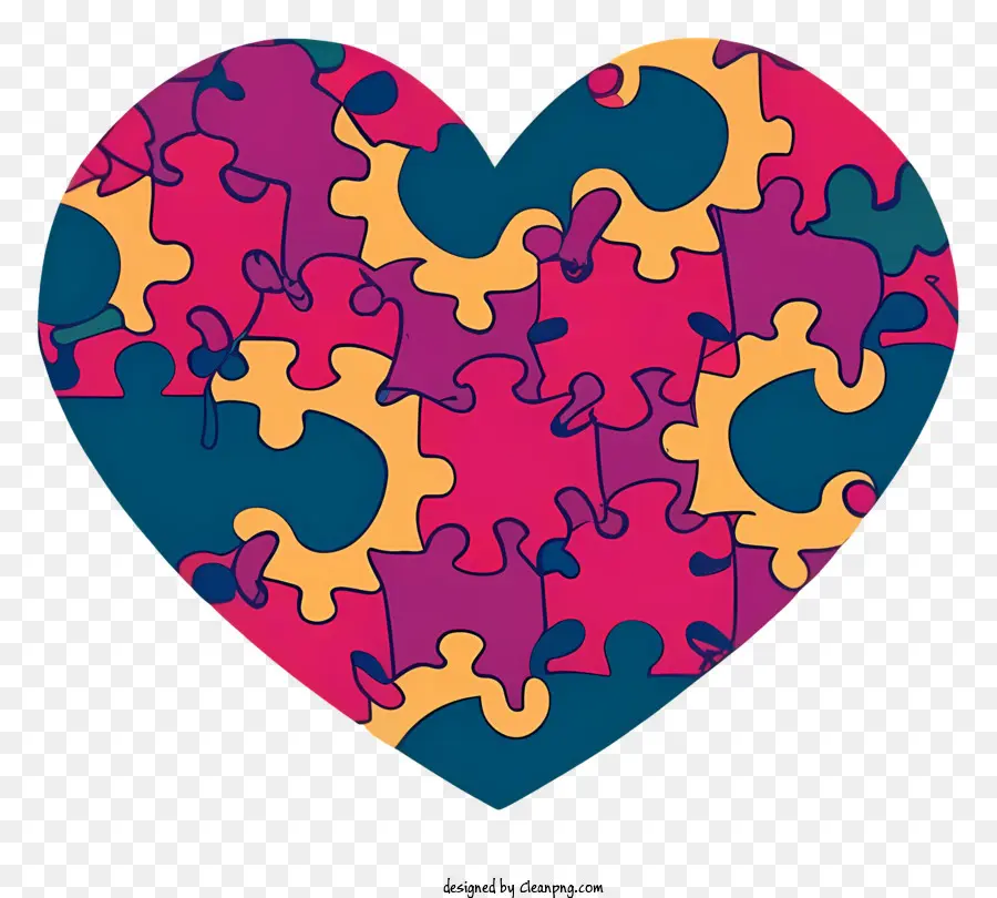 Puzzle Kalp，Bulmaca Parçaları PNG