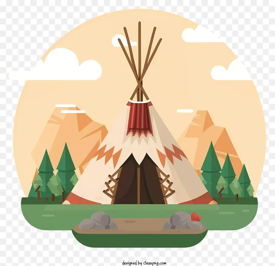 Teepee，Tipi PNG