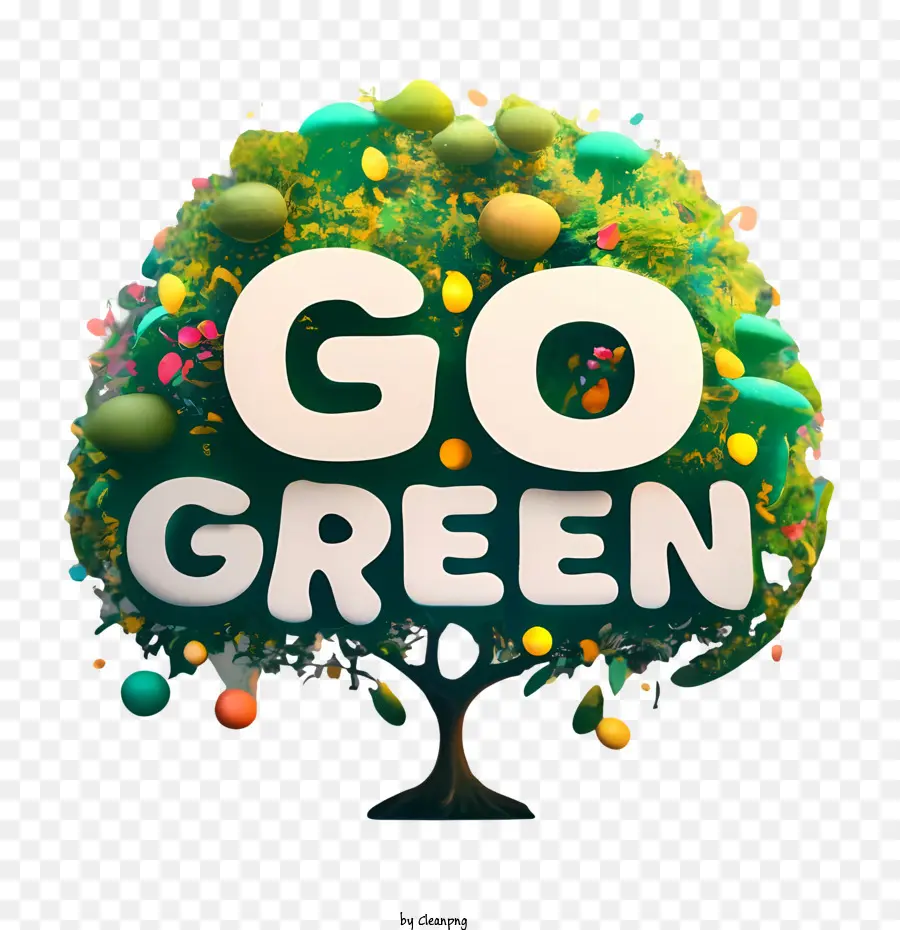 Yeşil Git，Yeşil PNG