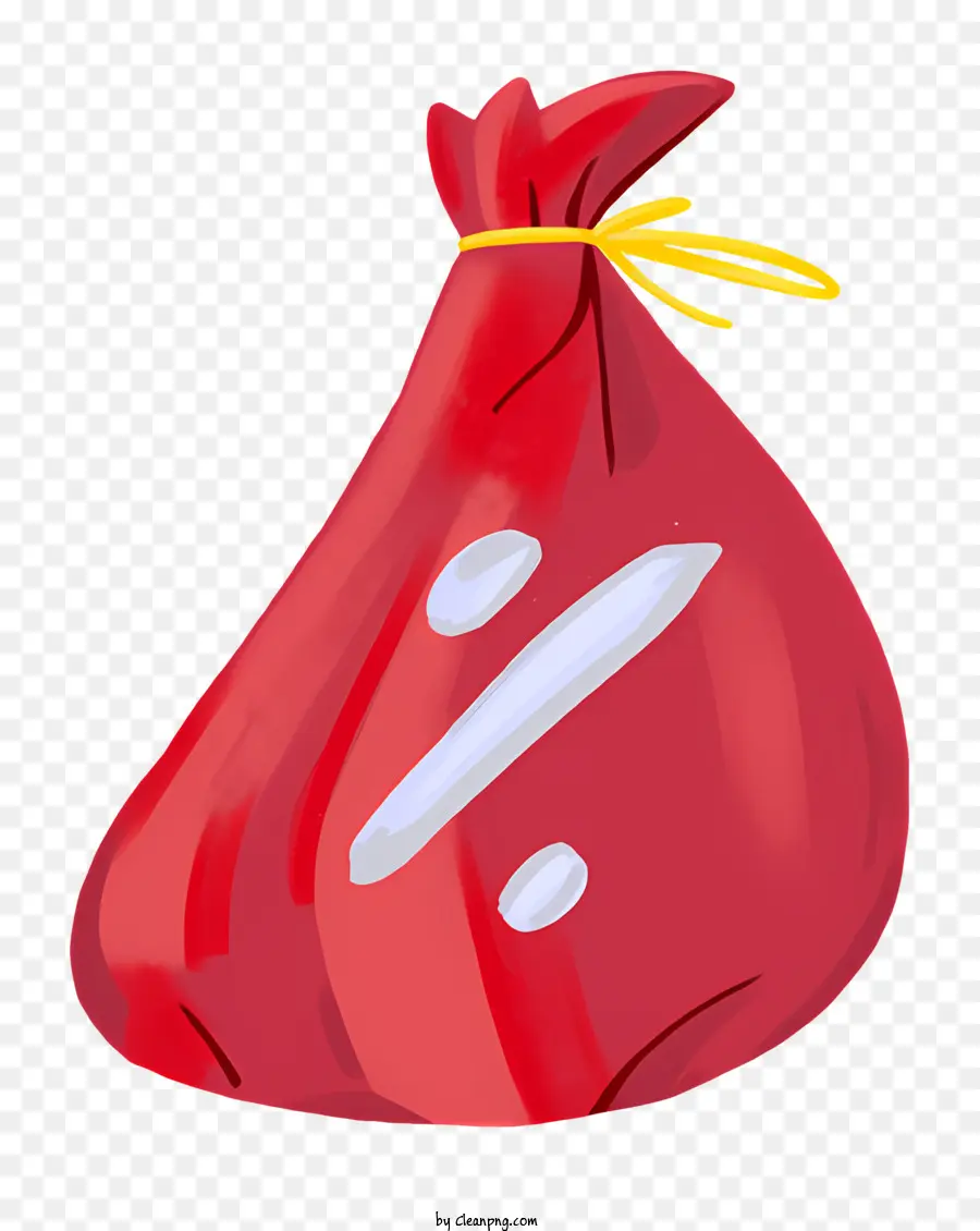 Kırmızı çanta，Beyaz Etiket PNG