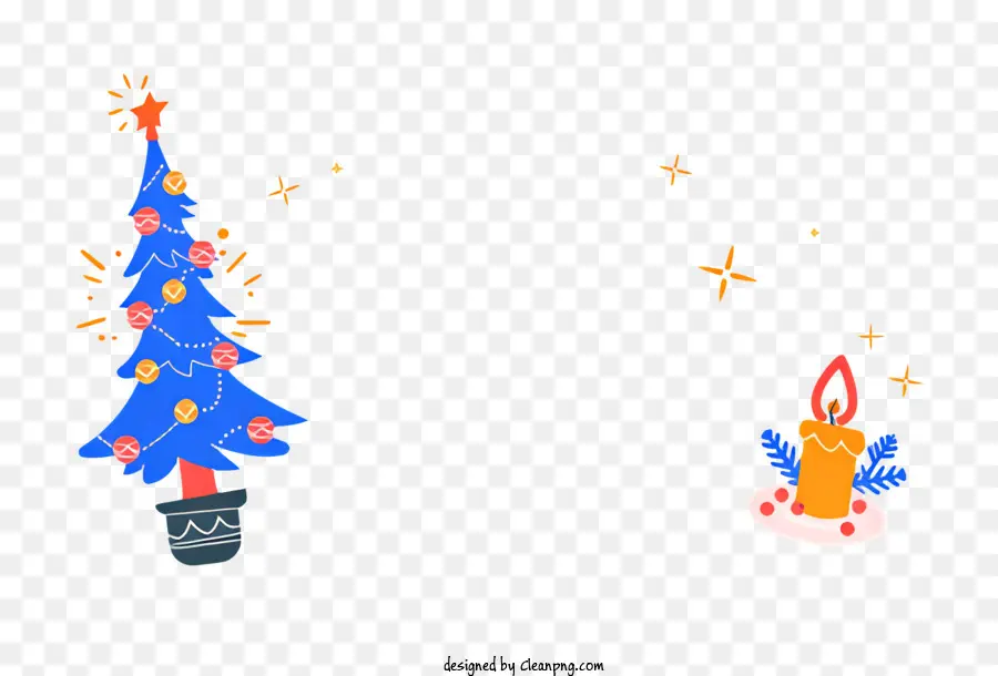 Noel Ağacı，ışıklar PNG