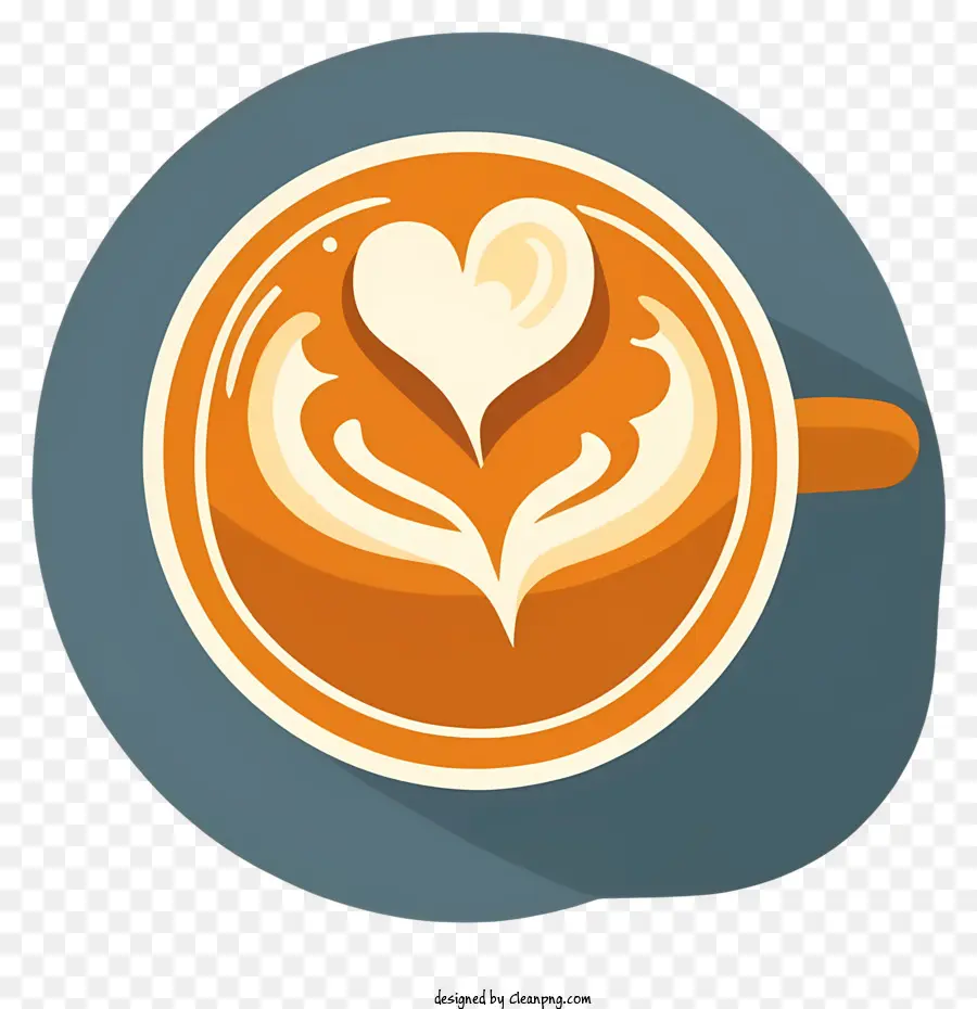 Bir Fincan Kahve，Kalp şekli PNG